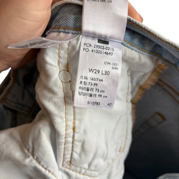 Levi’s 501 skinny Size W 29 L 30 light wash - Picture 9 of 9